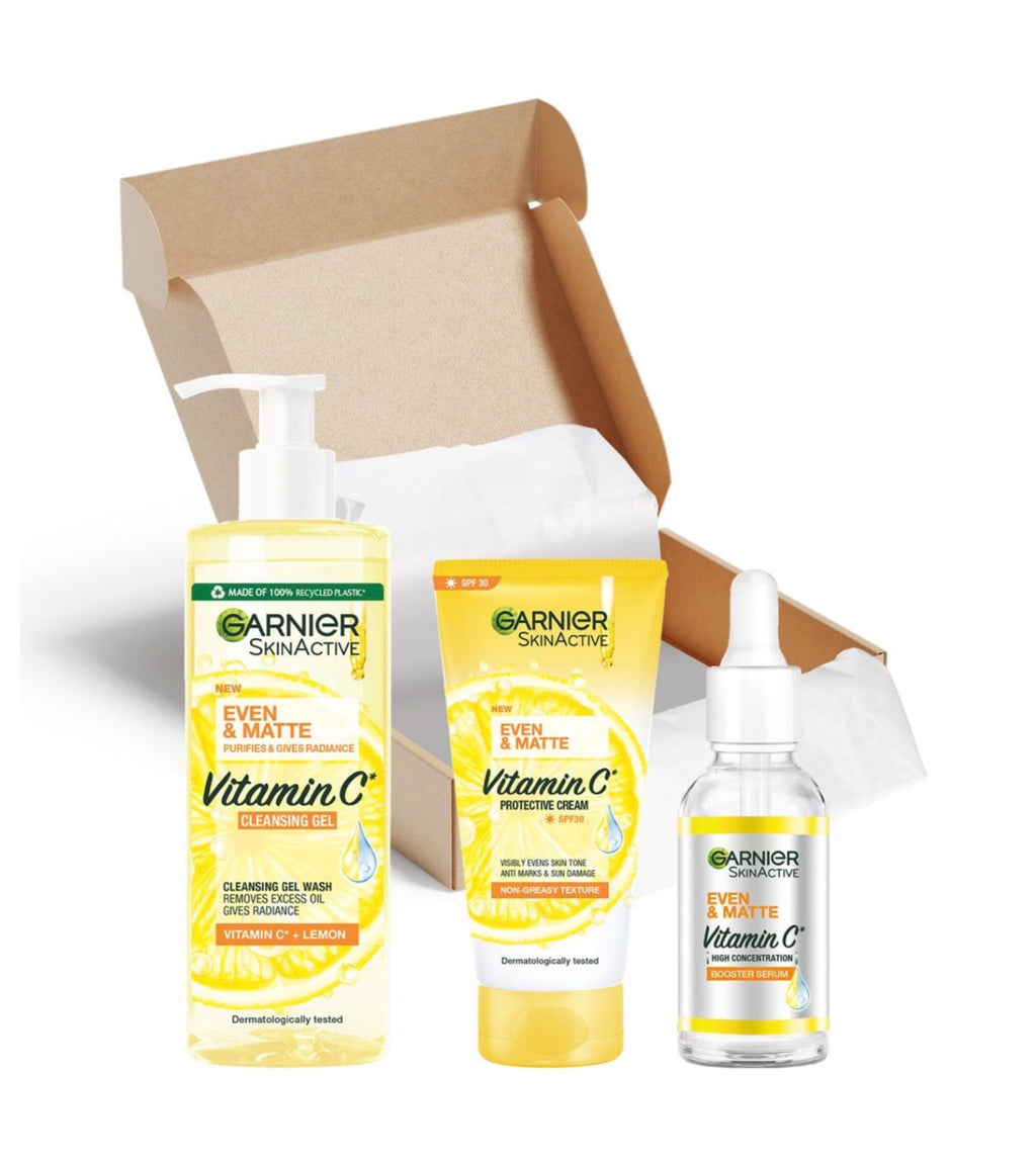 Garnier – Kit Even & Matte Vitamina C
