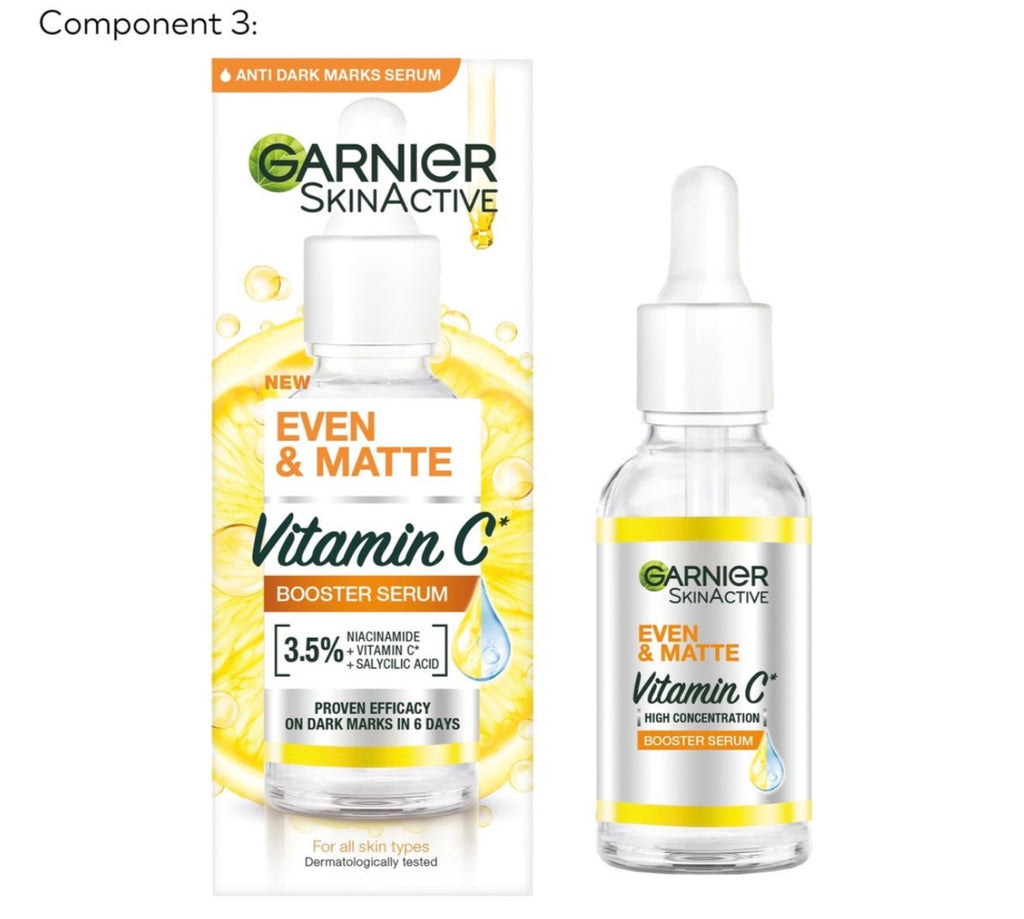 Garnier – Kit Even & Matte Vitamina C
