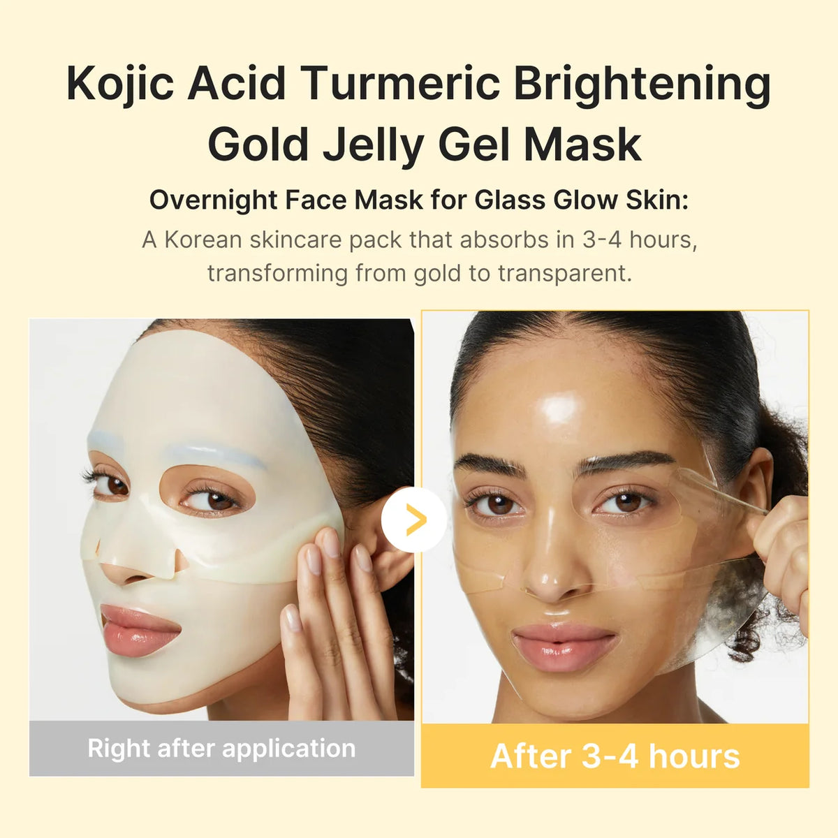 Medicube – Kojic Acid Turmeric Brightening Gel Mask (uni)