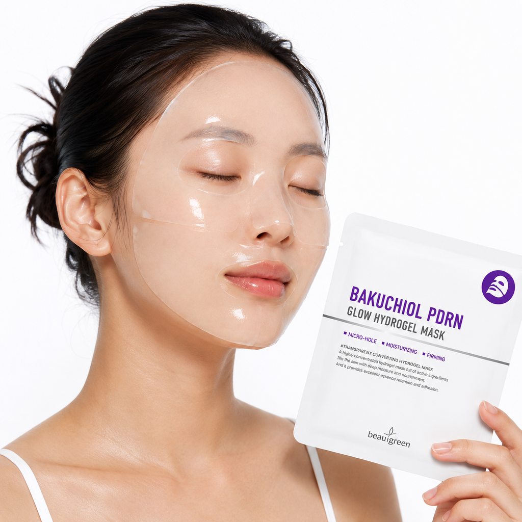 BeauuGreen – Bakuchiol PDRN Glow Hydrogel Mask