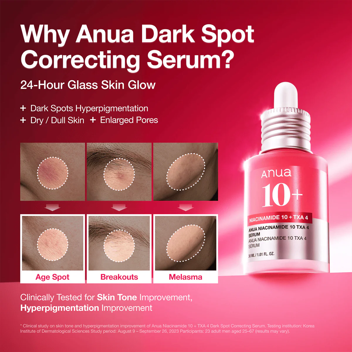 Anua - Niacinamide 10% + TXA 4% Serum
