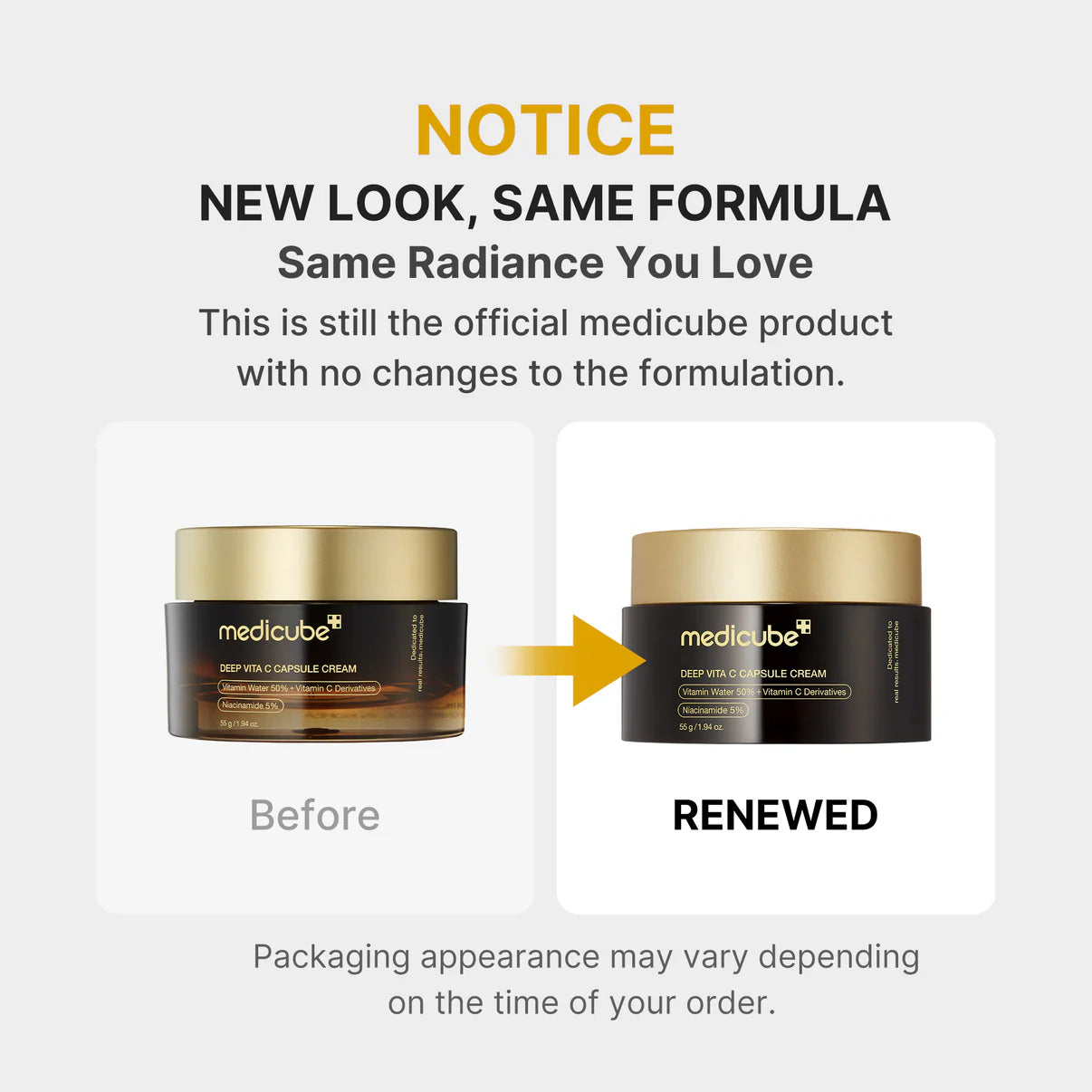 Medicube – Deep Vita C Capsule Cream