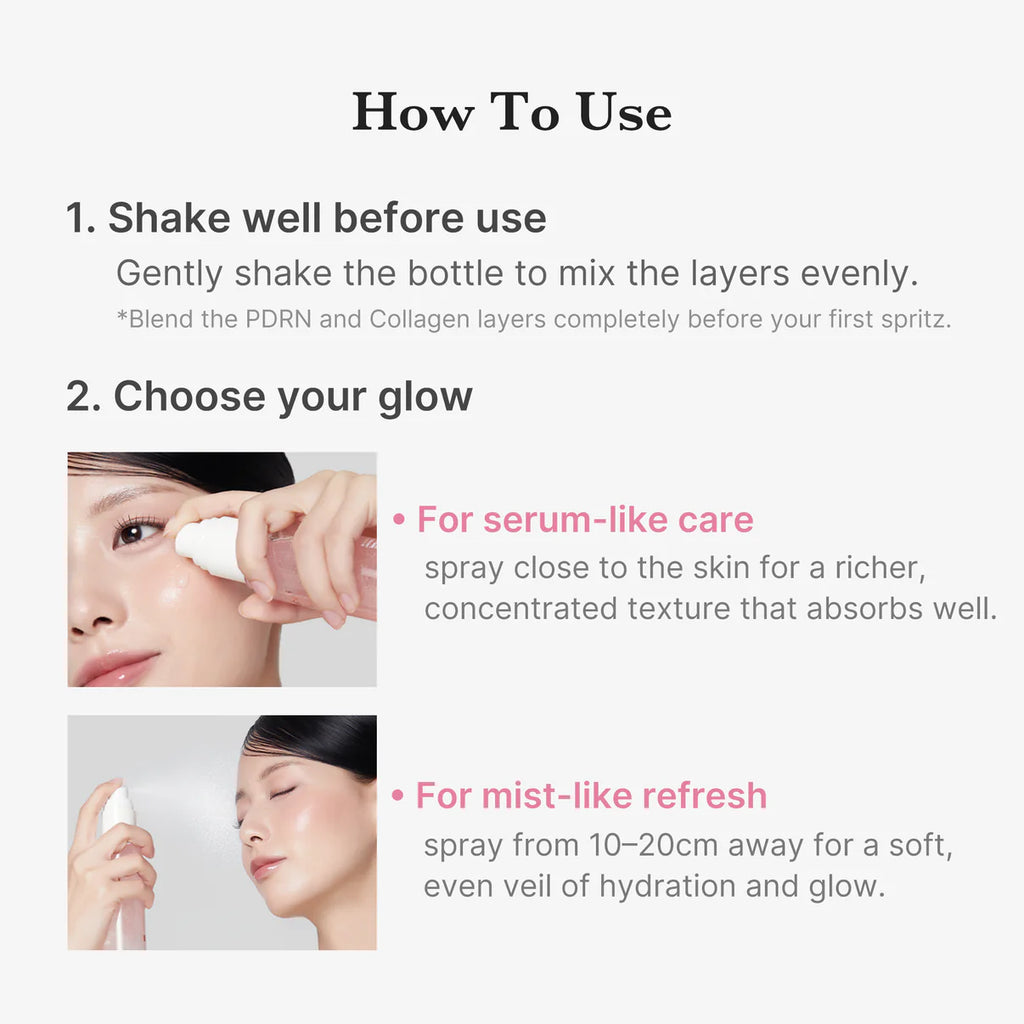 Medicube – PDRN Collagen Pink Jelly Mist Serum