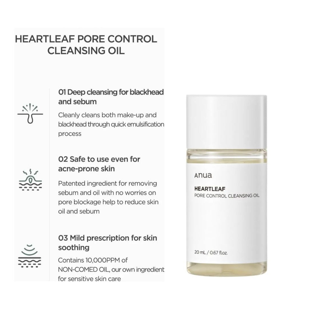 Anua - Heartleaf Pore Control Cleansing Oil 20ml