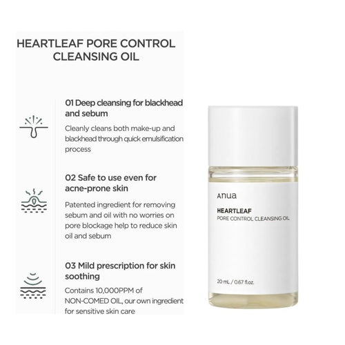 Anua - Heartleaf Pore Control Cleansing Oil 20ml