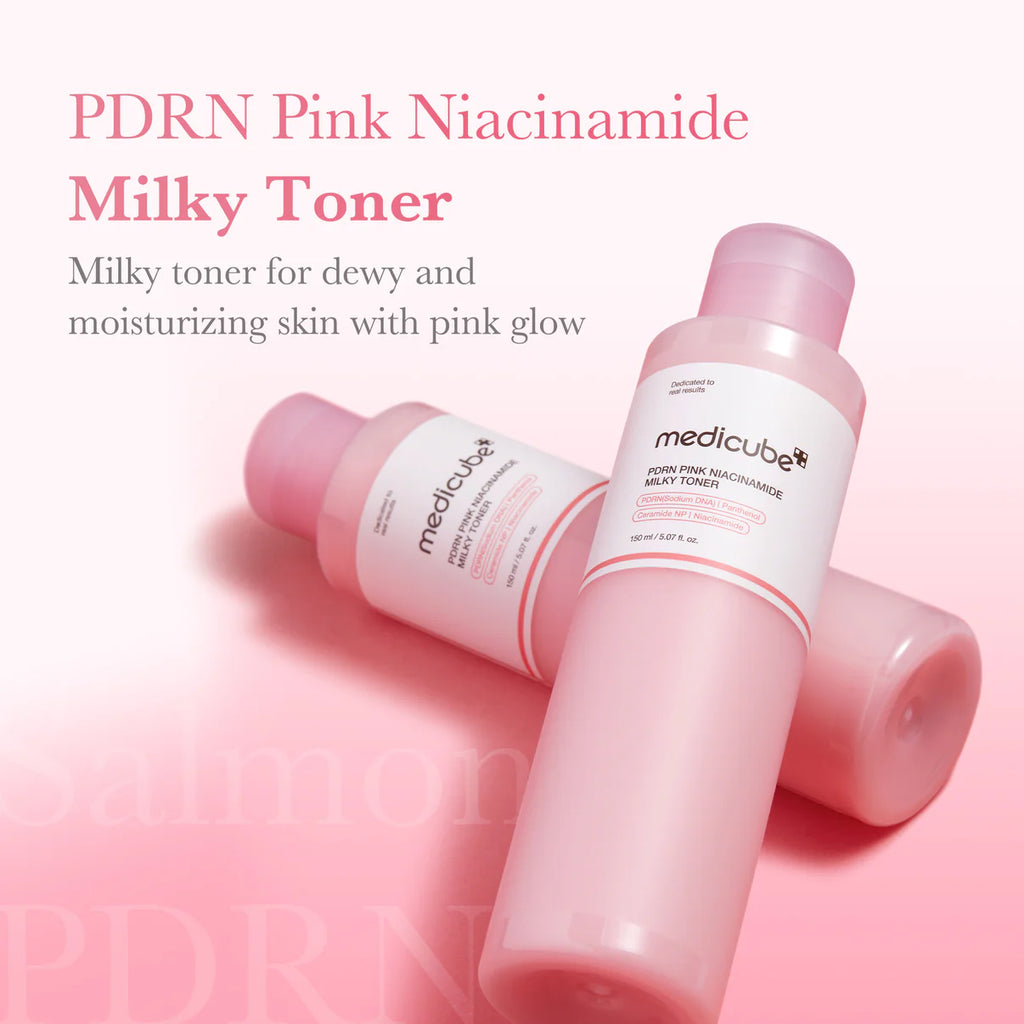 Medicube – PDRN Pink Niacinamide Milky Toner